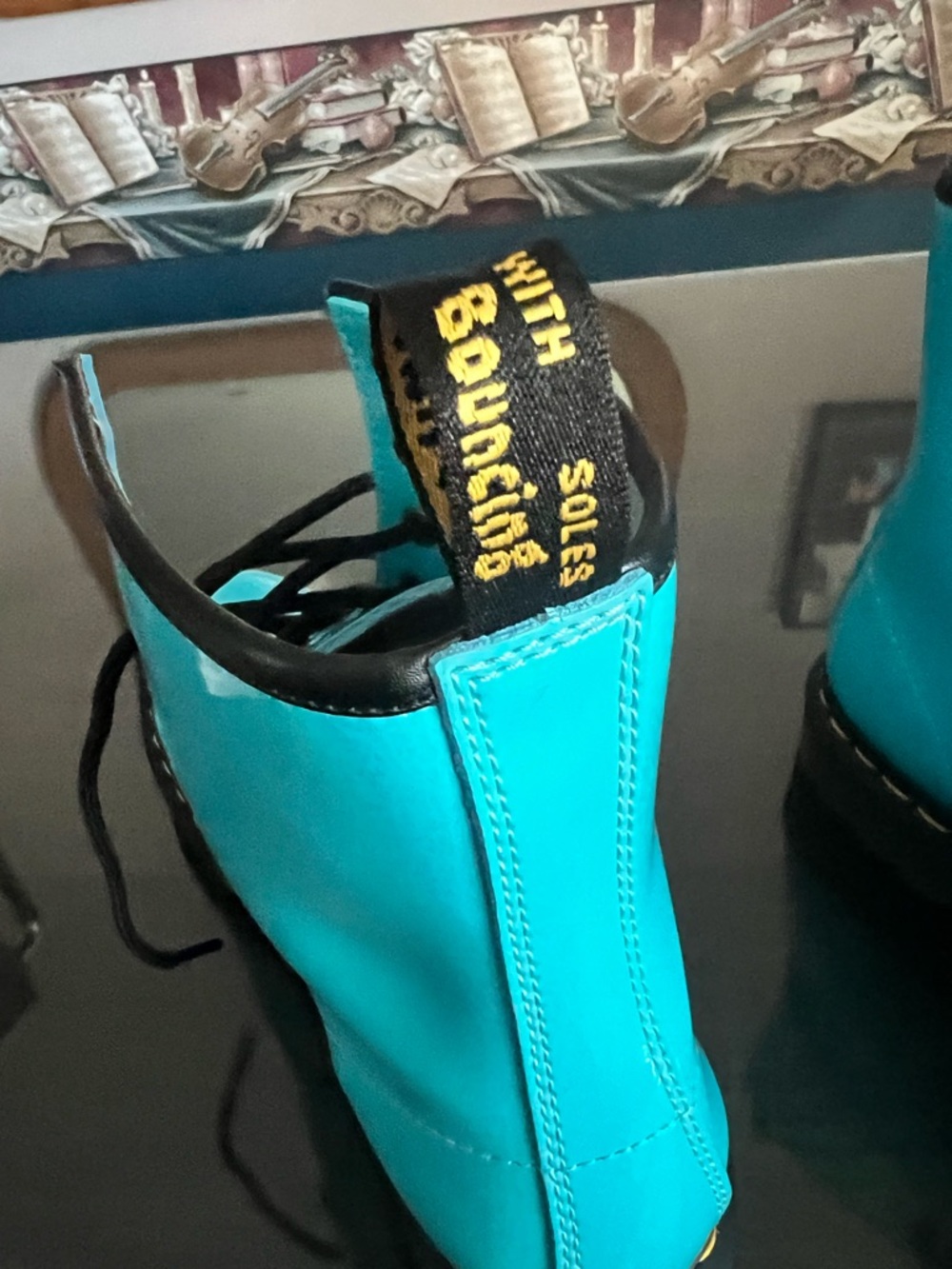 Dr. Martens Limited Release Tiffany Lace-Up Boots with Heart Charms size 10 - Picture 6 of 16